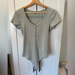 Abercrombie Scoop Neck Bodysuit